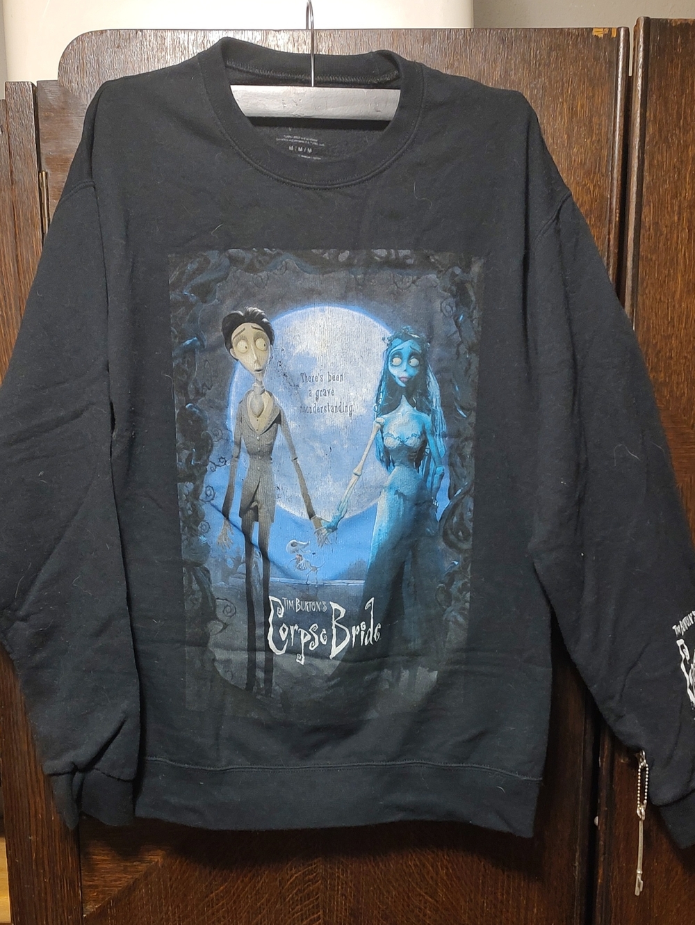 Corpse Bride Graphic Sweatshirt - Black